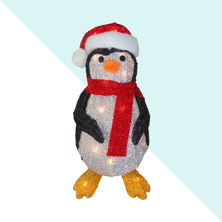 Hashtag Home Christmas Penguin Lighted Display & Reviews Wayfair